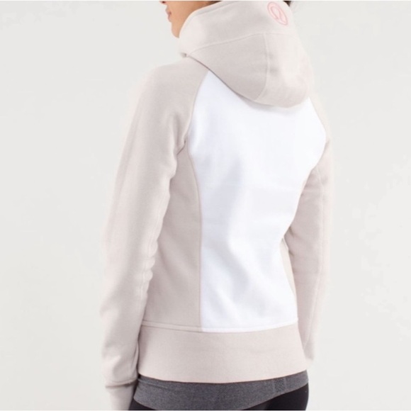 Lululemon Women's‎ Beige and White Hoodie Size Small/Medium. - Picture 1 of 10